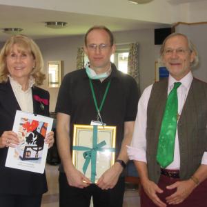 High Sheriff presents an award to Holy Cross Hospital